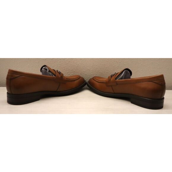 Cole Haan C37282 Men's Sz 7.5M Brown Leather Modern Essentials Bit Loafers - Picture 14 of 16